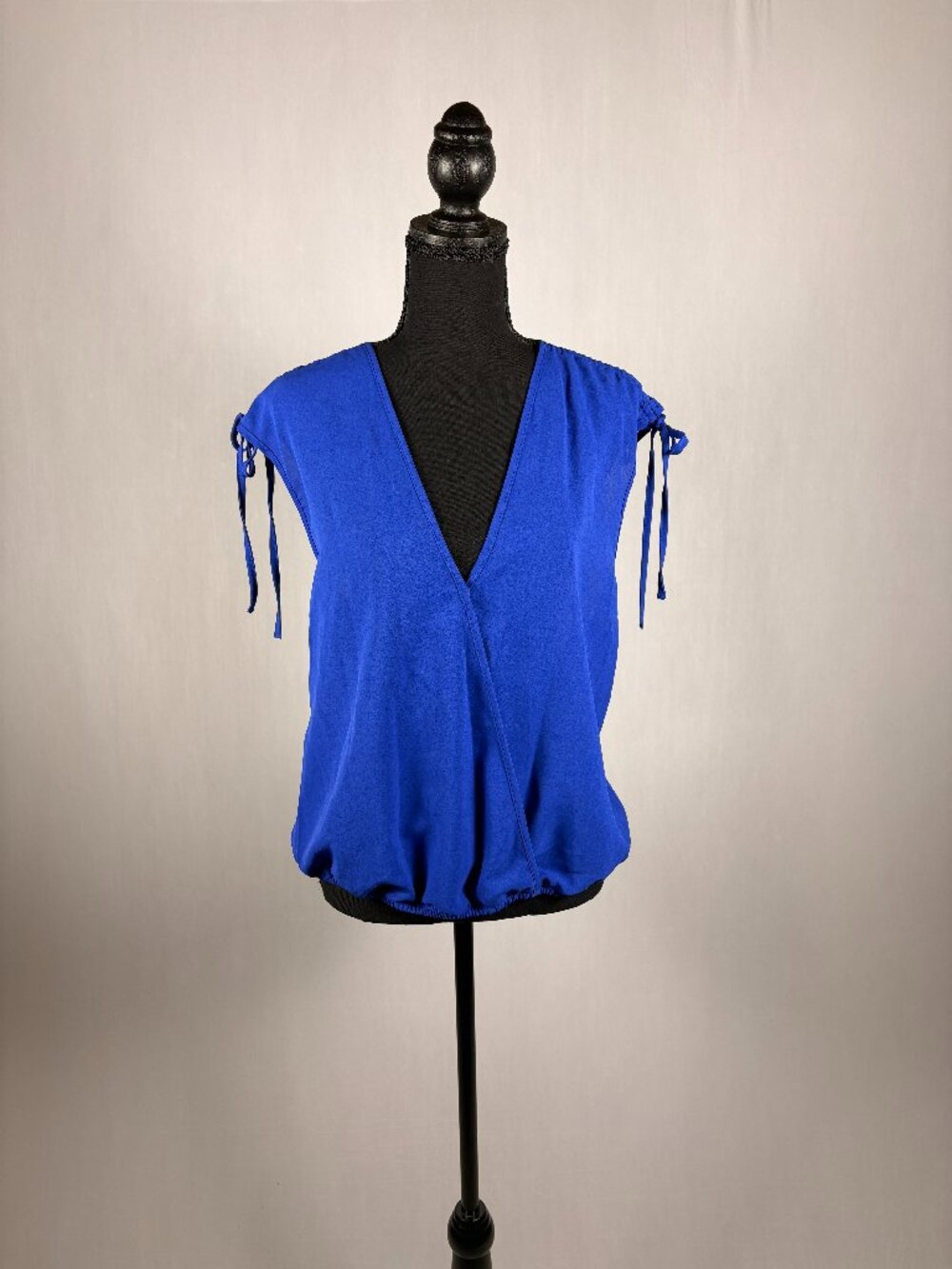 SHEIN | Sleeveless Wrap Blouse | 1XL | Royal Blue | NWT